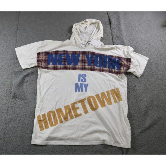 New Faith Connexion T Shirt Hoodie Xs New York Is My Hometown Oversized Tee - Picture 1 of 6